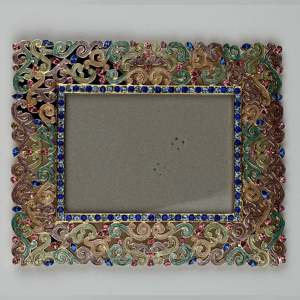 Secret Jewels by Rita G ornate frame.  New in  box. Measures 5” (W) X 6” (L).